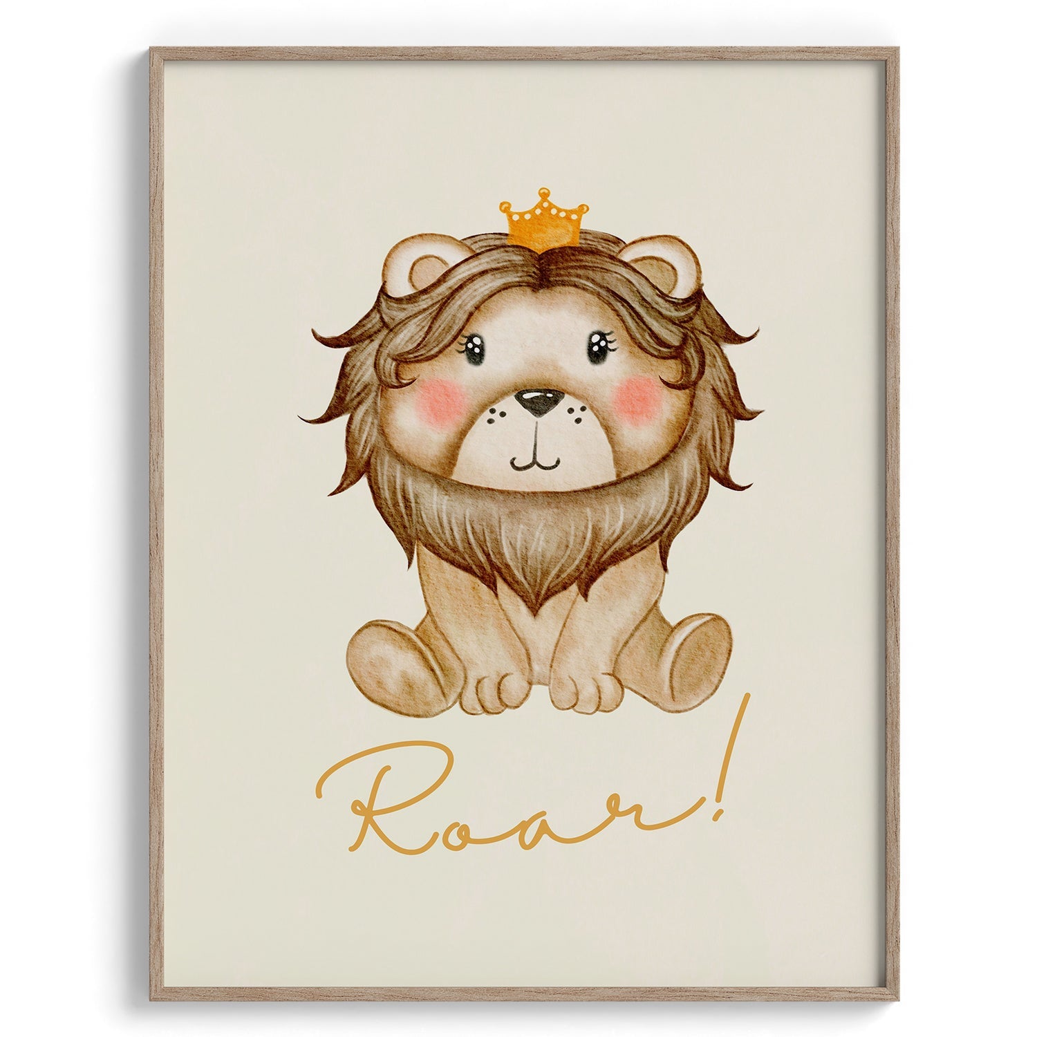 Roar! Little Lion Cub Print