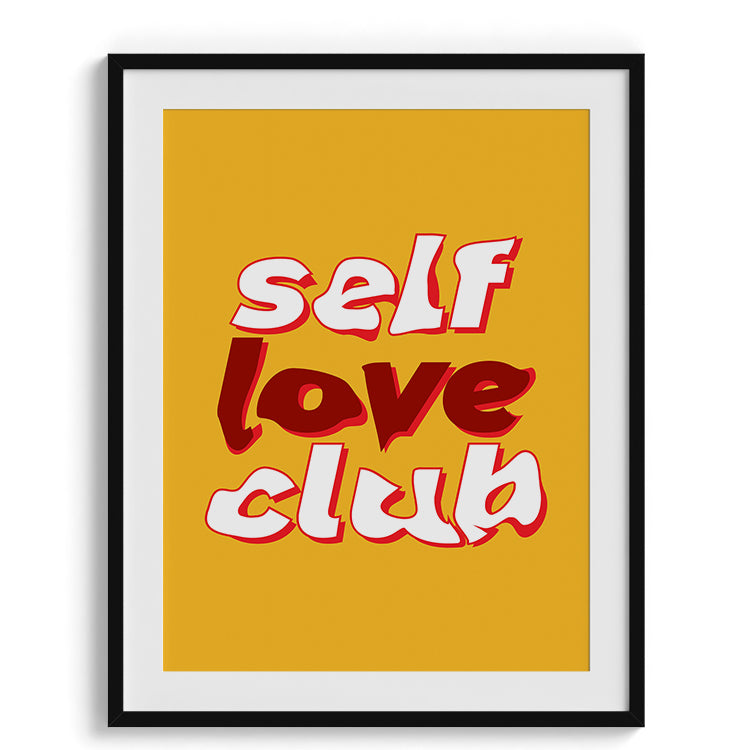 Self Love Club Bold Typography