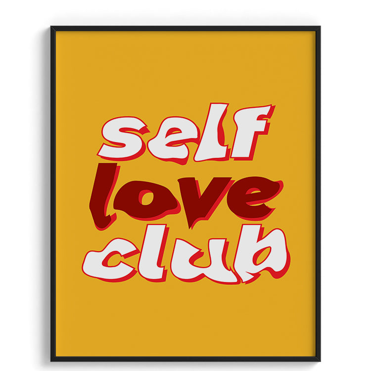 Self Love Club Bold Typography