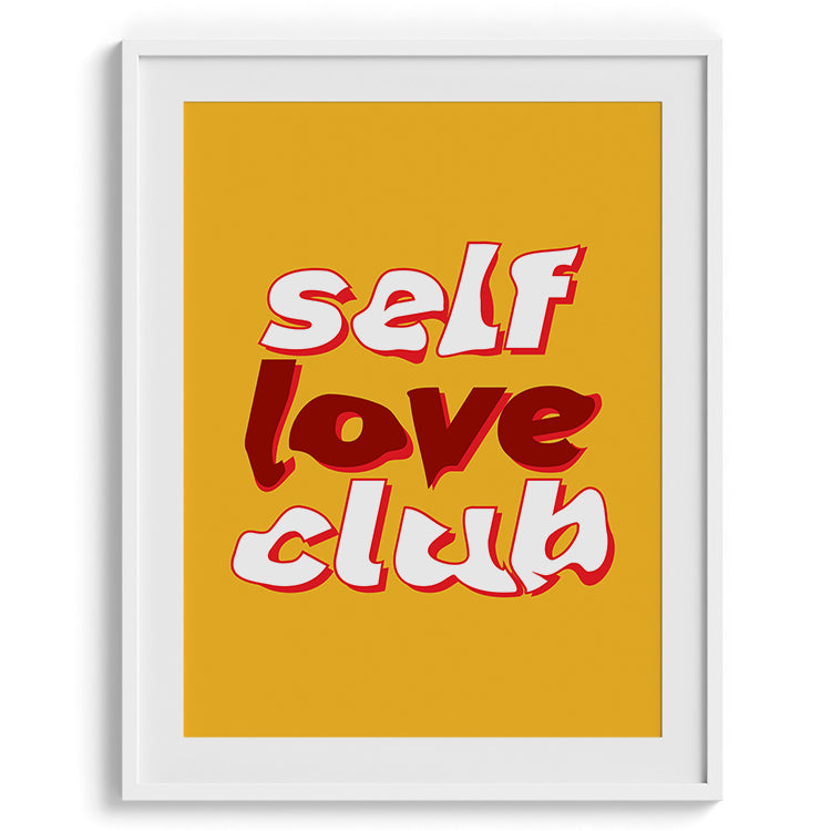 Self Love Club Bold Typography