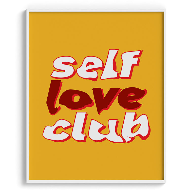 Self Love Club Bold Typography