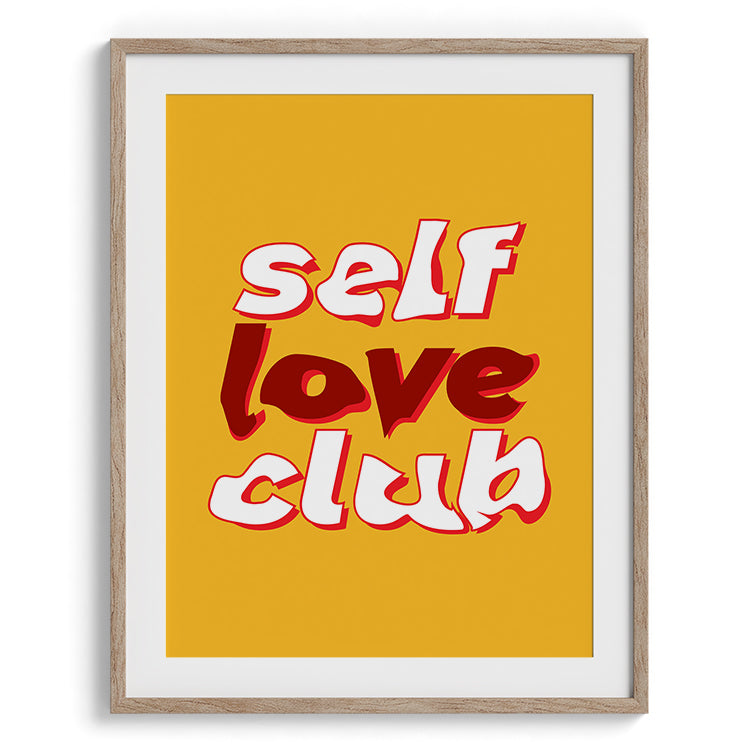 Self Love Club Bold Typography