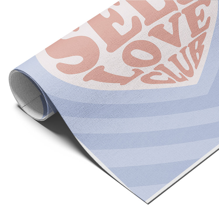 Self Love Club Heart Retro Print