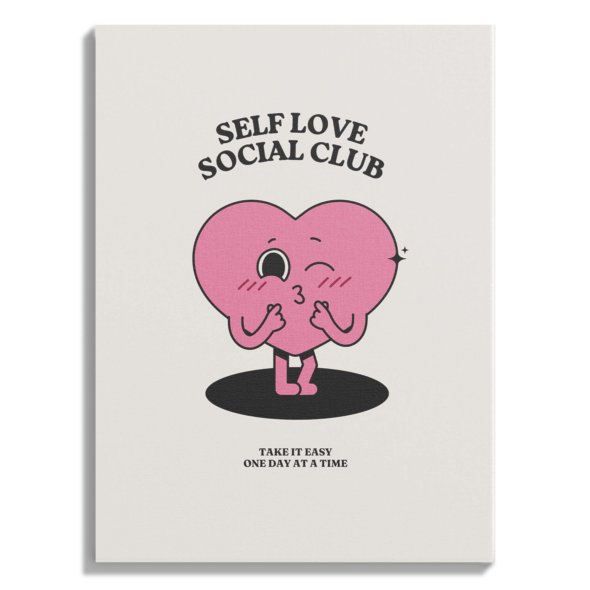 Self Love Social Club Cartoon Heart