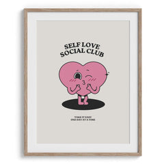 Self Love Social Club Cartoon Heart