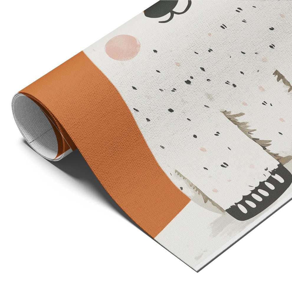 Smiling Polar Bear Wall Art