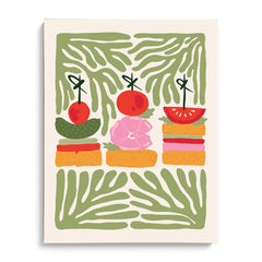 Stacked Sandwiches Wall Poster