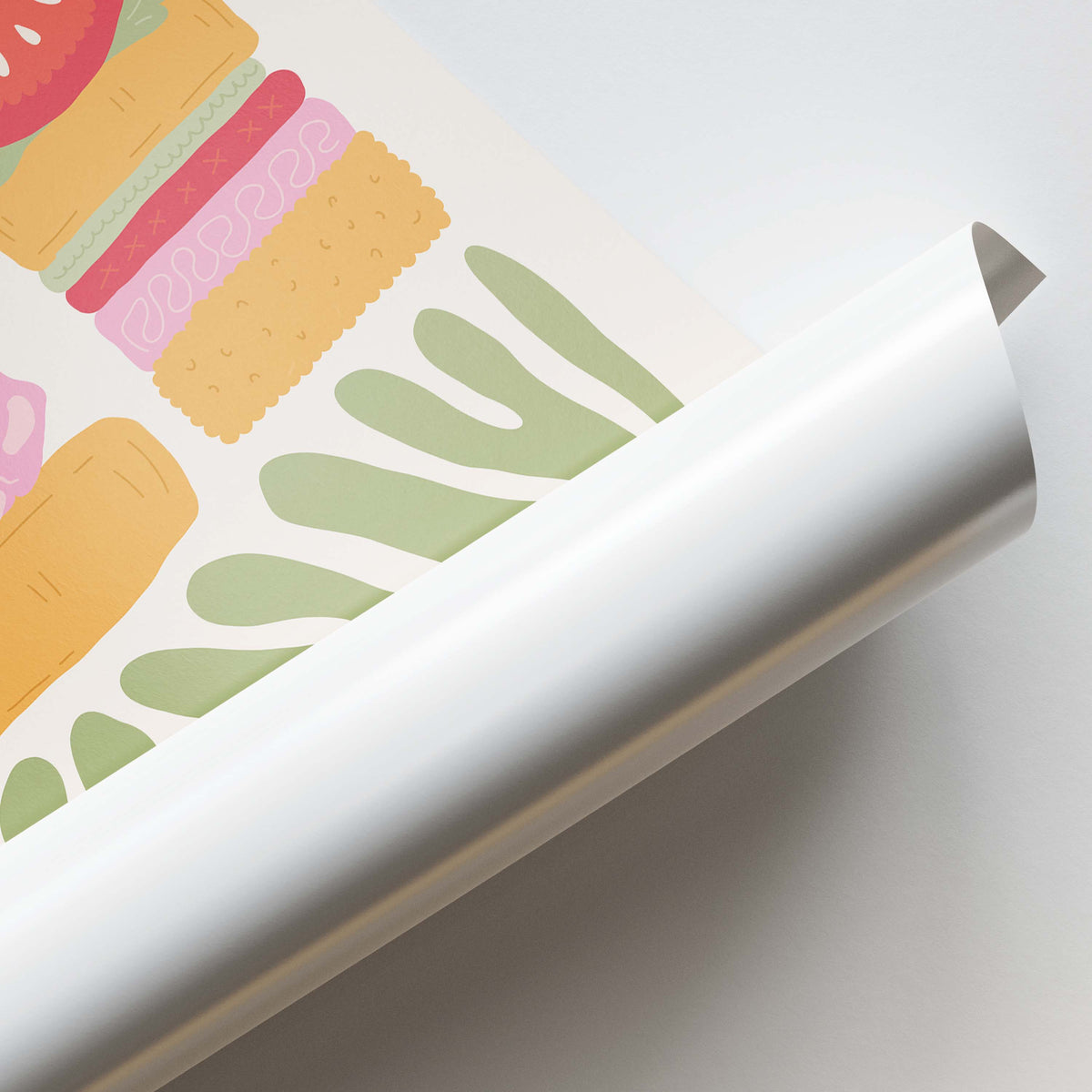 Stacked Sandwiches Wall Poster