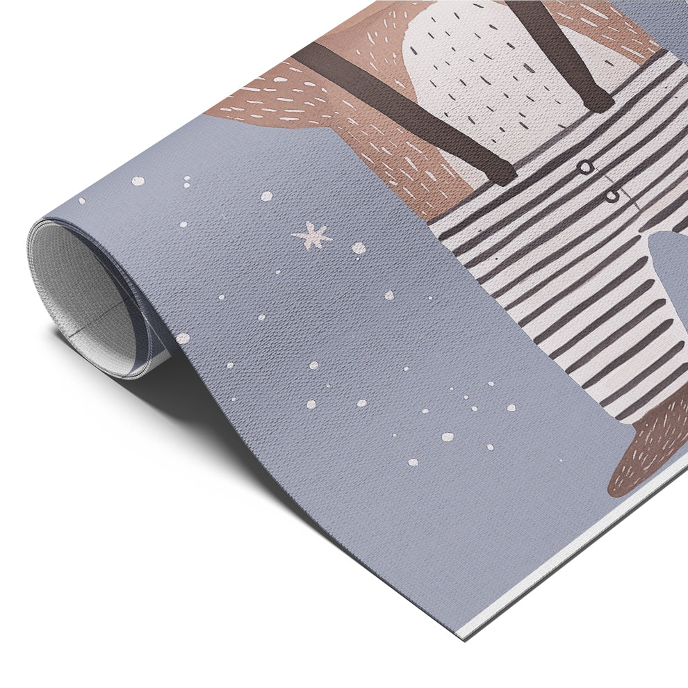 Starry Night Bear Kids Print