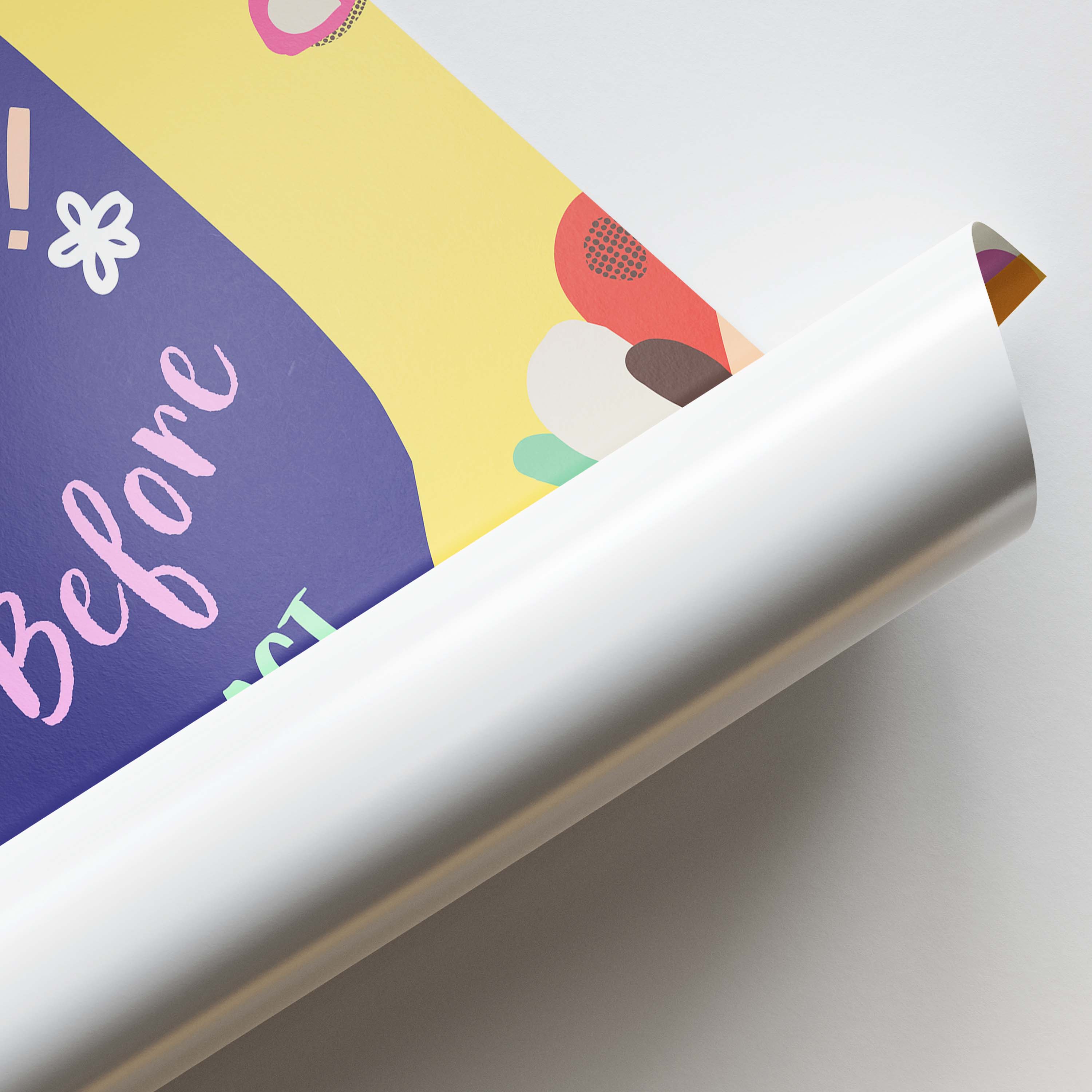 Stop & Think Motivational Hand Art