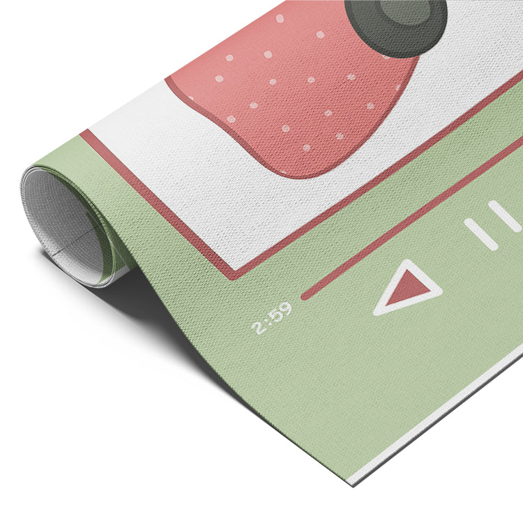 Strawberry Beats – Music Illustration