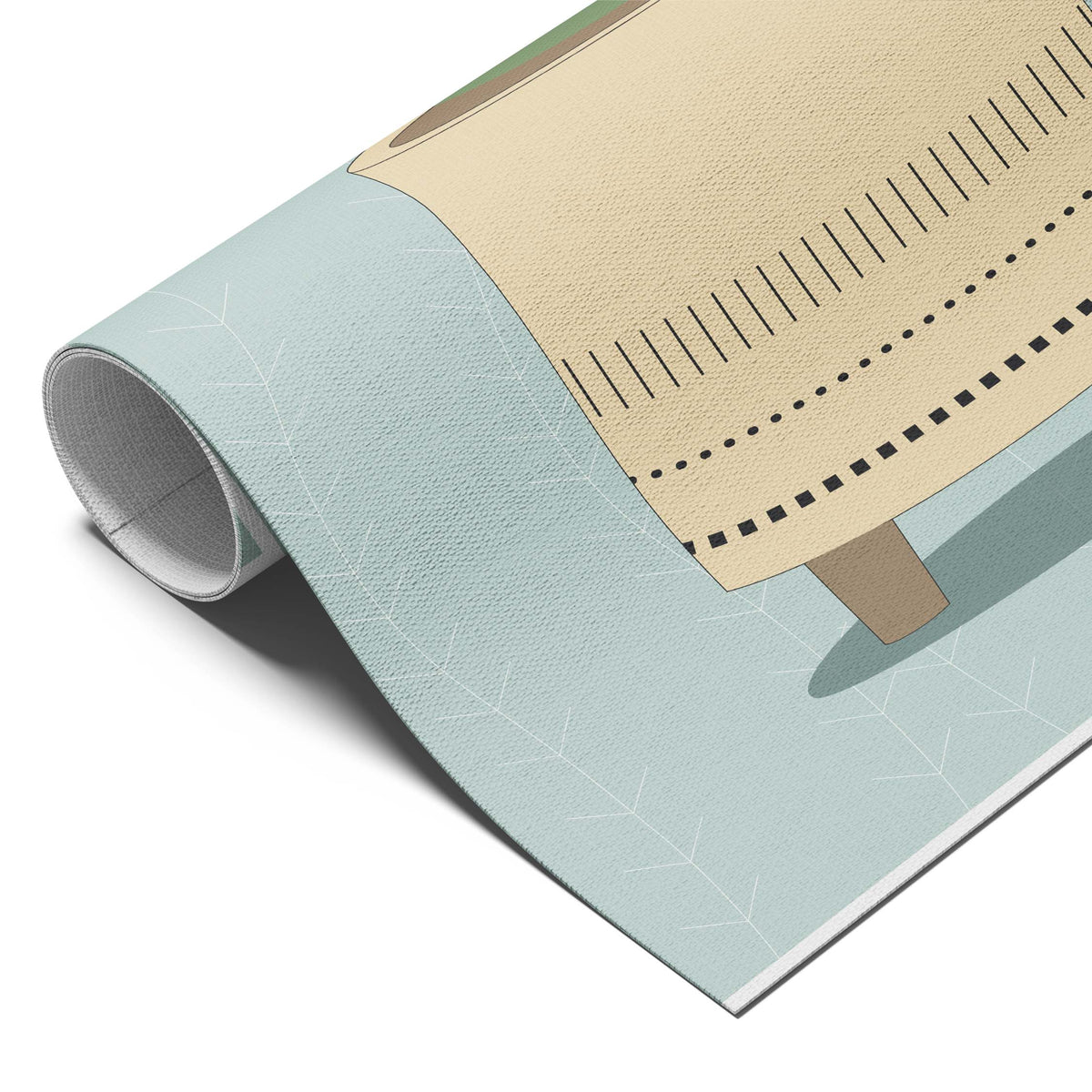 Succulent in Pastel Pot Plant Art