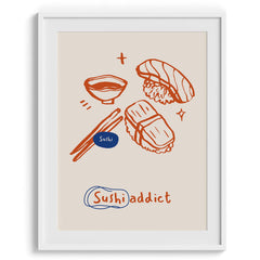 Sushi Addict Wall Art Frames