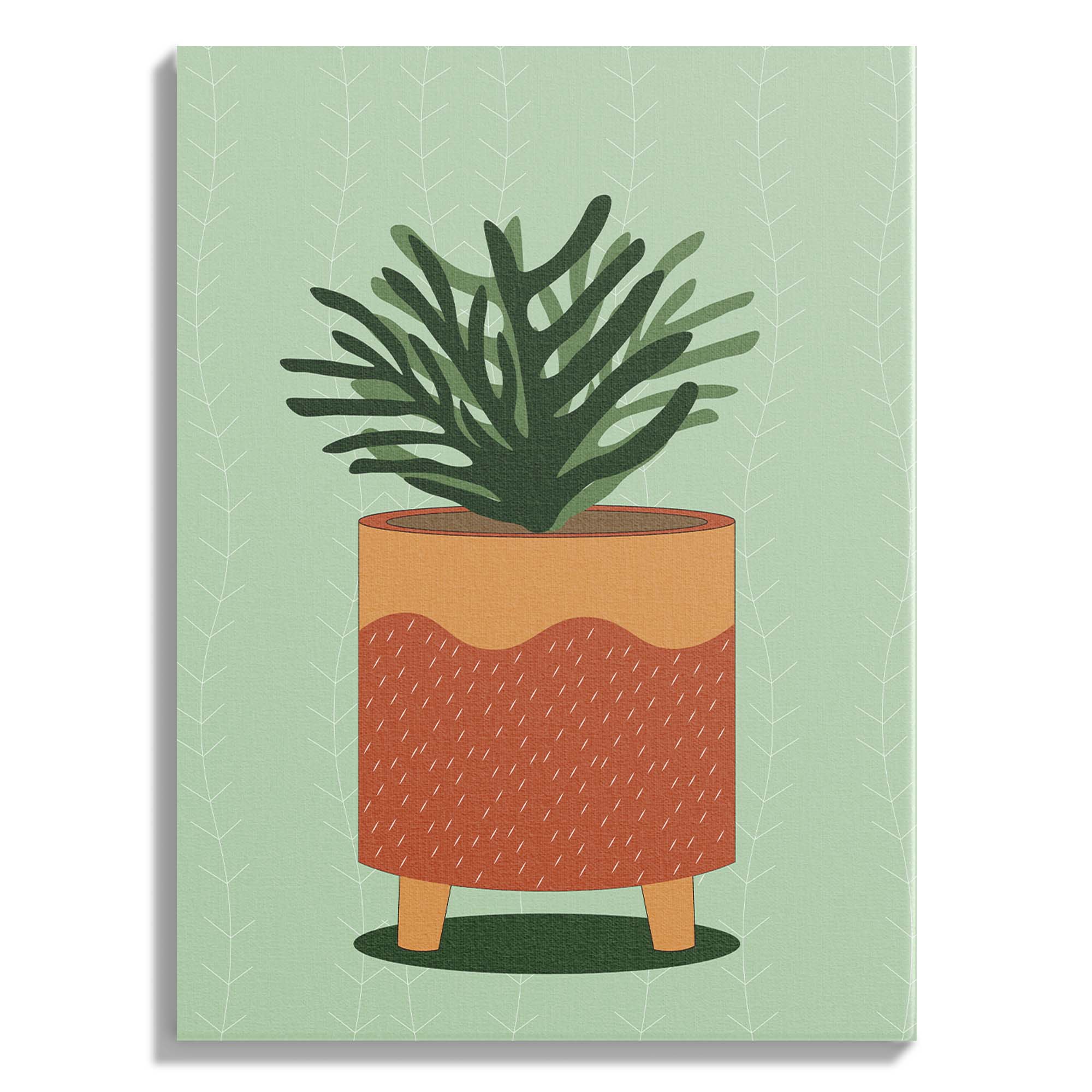 Terracotta Pot Plant Illustration