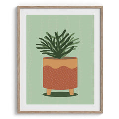 Terracotta Pot Plant Illustration