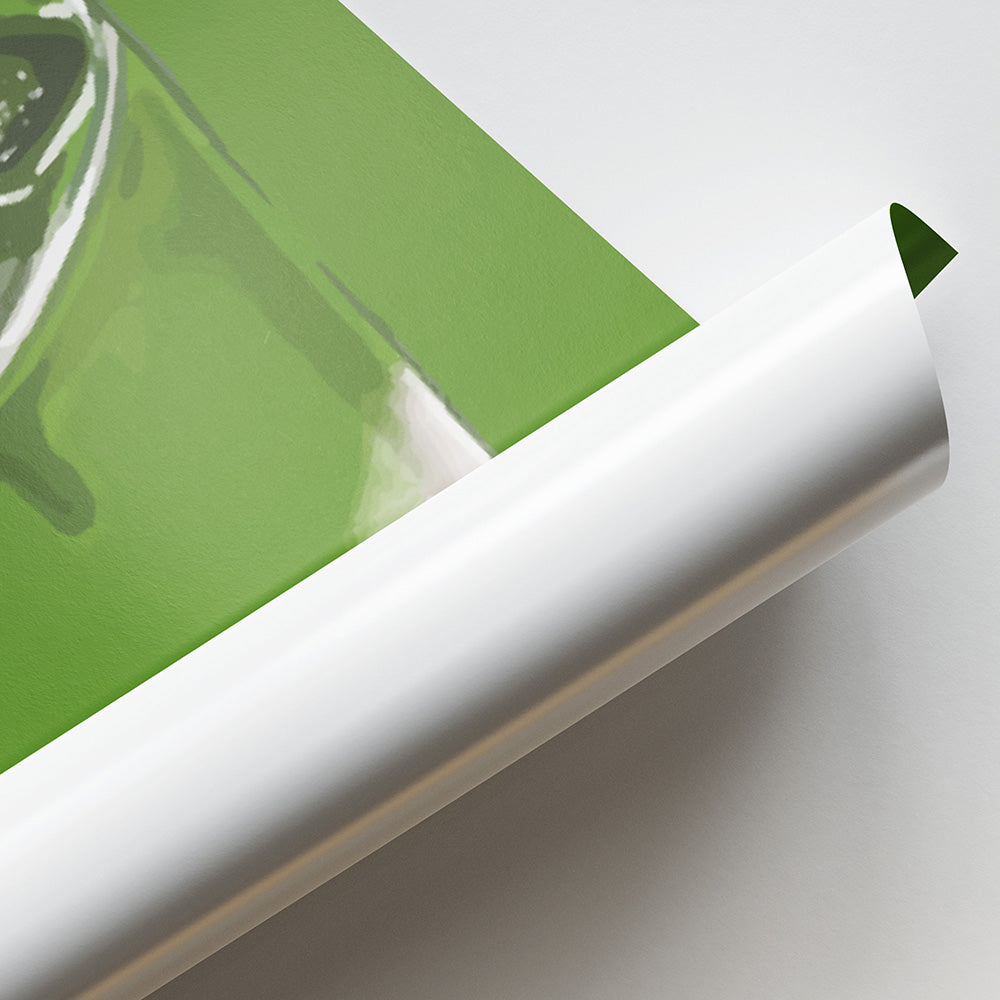 Matcha Latte Refresh Framed Art For Wall