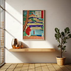 Traditional Japanese Temple Scene