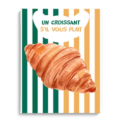 Un Croissant S Il Vous Plait Wall Art Painting