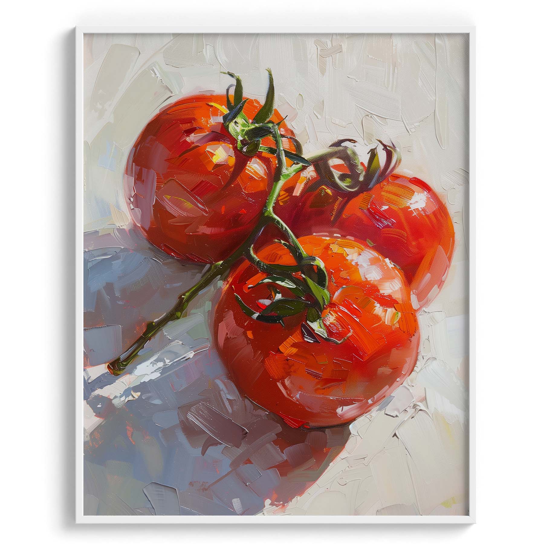 Vine Ripened Tomatoes Framed Art For Wall