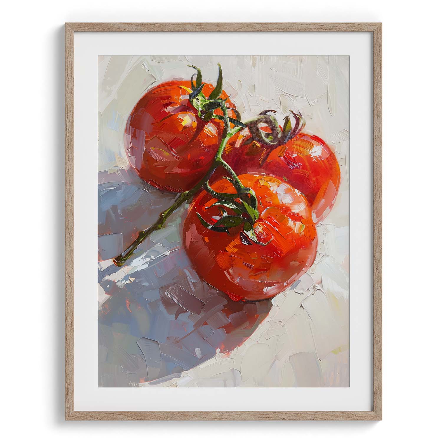 Vine Ripened Tomatoes Framed Art For Wall