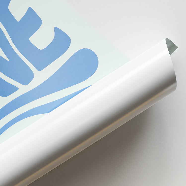 Wave Retro Typography Poster