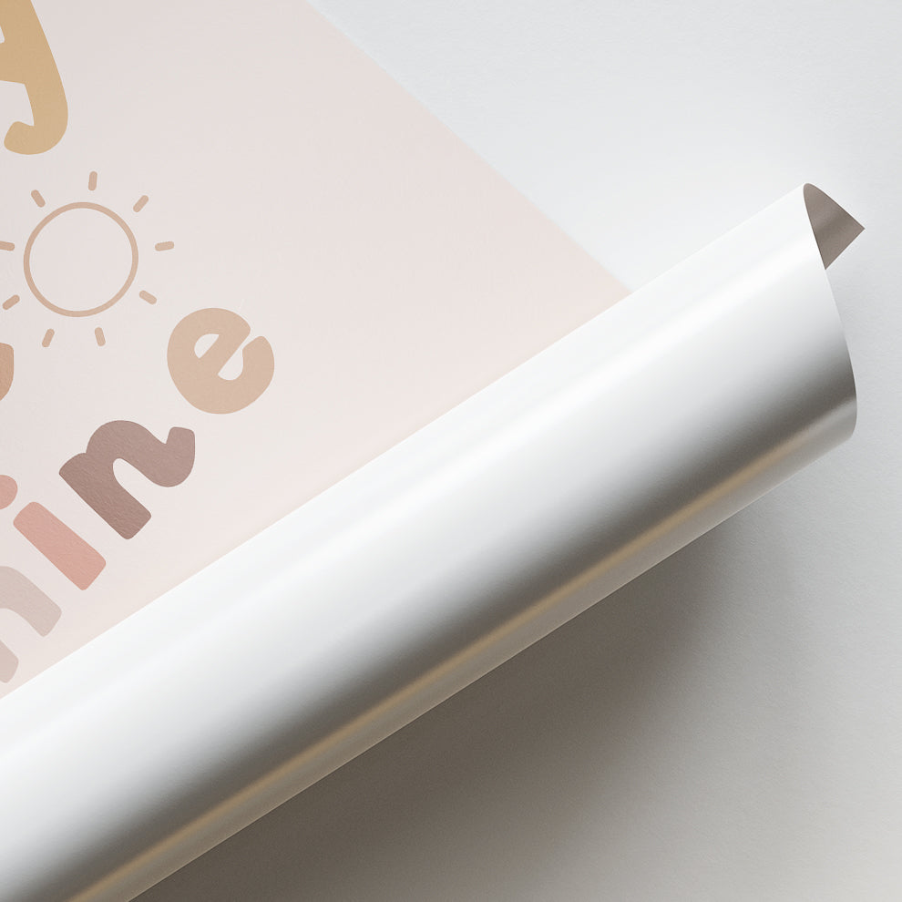 You Are My Sunshine Nursery Print