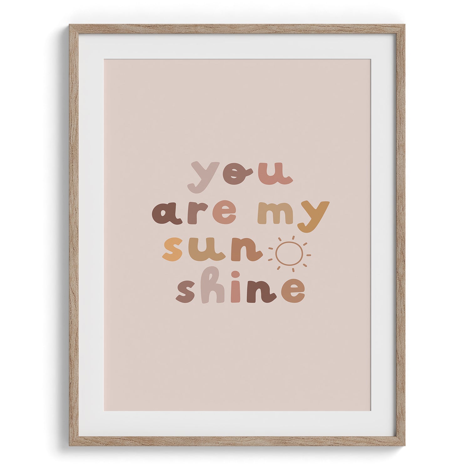 You Are My Sunshine Nursery Print