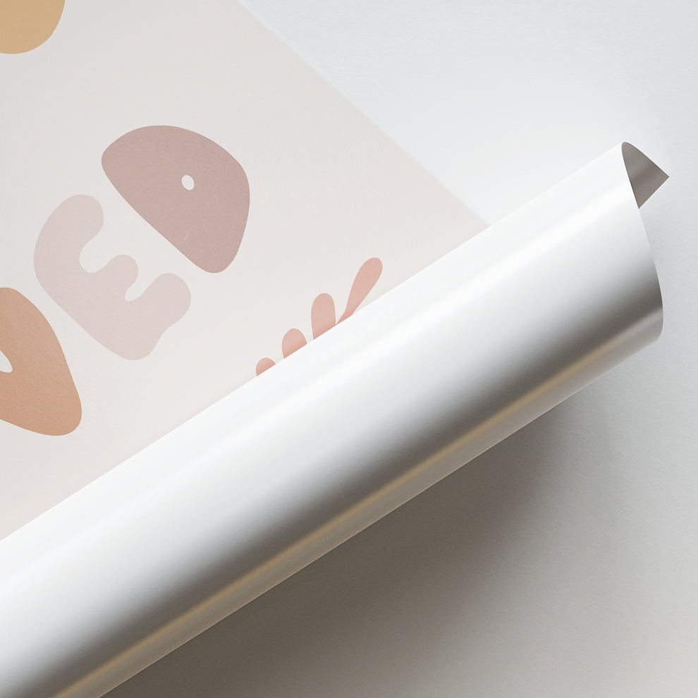 You Are So Loved Typography Print