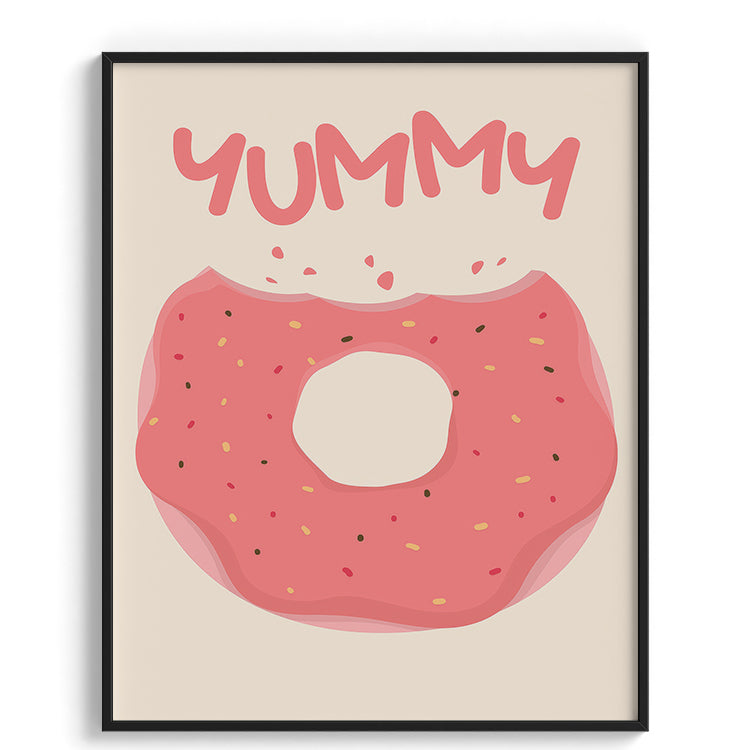 Yummy Donut Fun Illustration