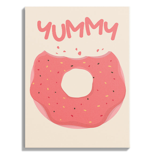 Yummy Donut Fun Illustration