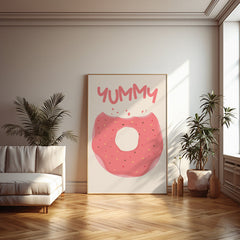 Yummy Donut Fun Illustration