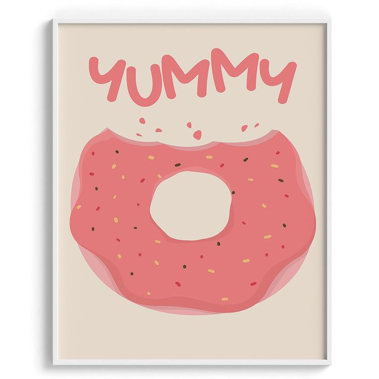 Yummy Donut Fun Illustration