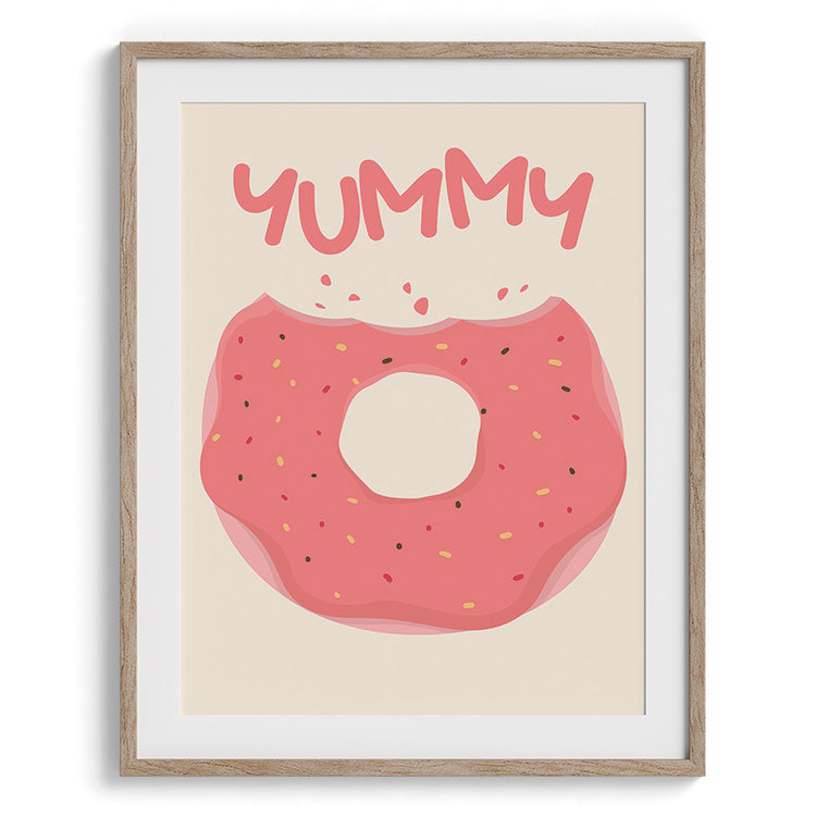 Yummy Donut Fun Illustration